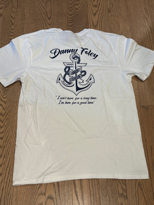 White “Here for a Good Time” Tshirt