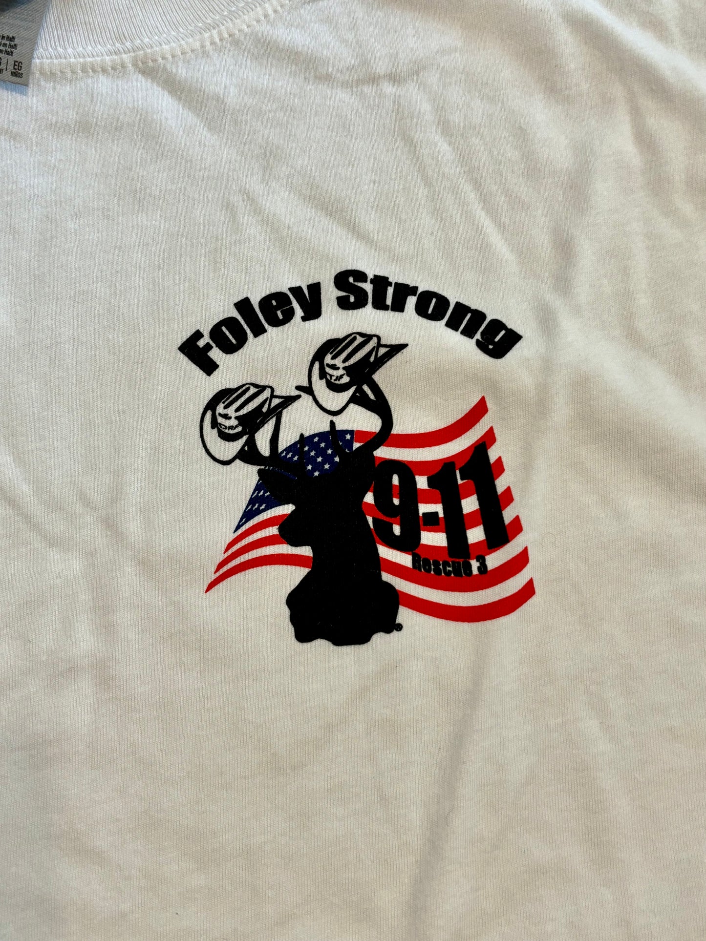 White Foley Strong Antlers Tshirt